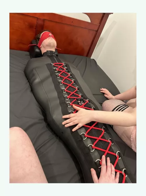 Sealed up in my neoorene sleepsack [OC]