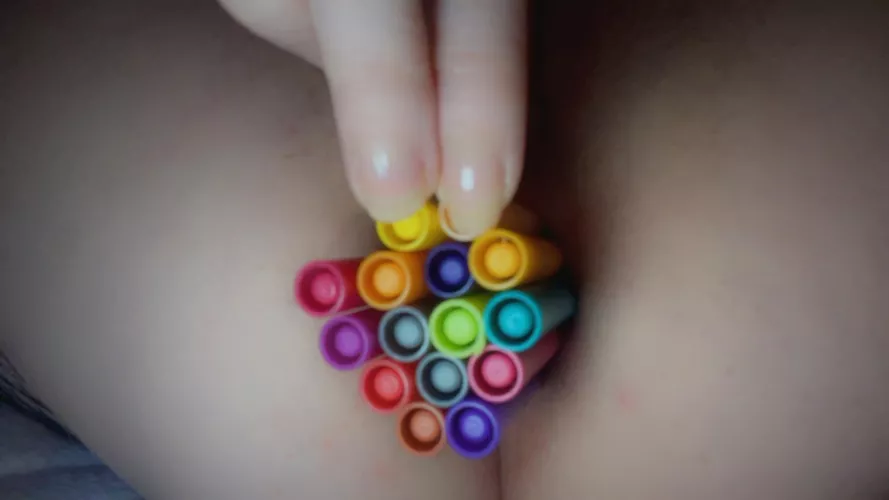 Setting new records. First it was my pussy, now working on my ass.