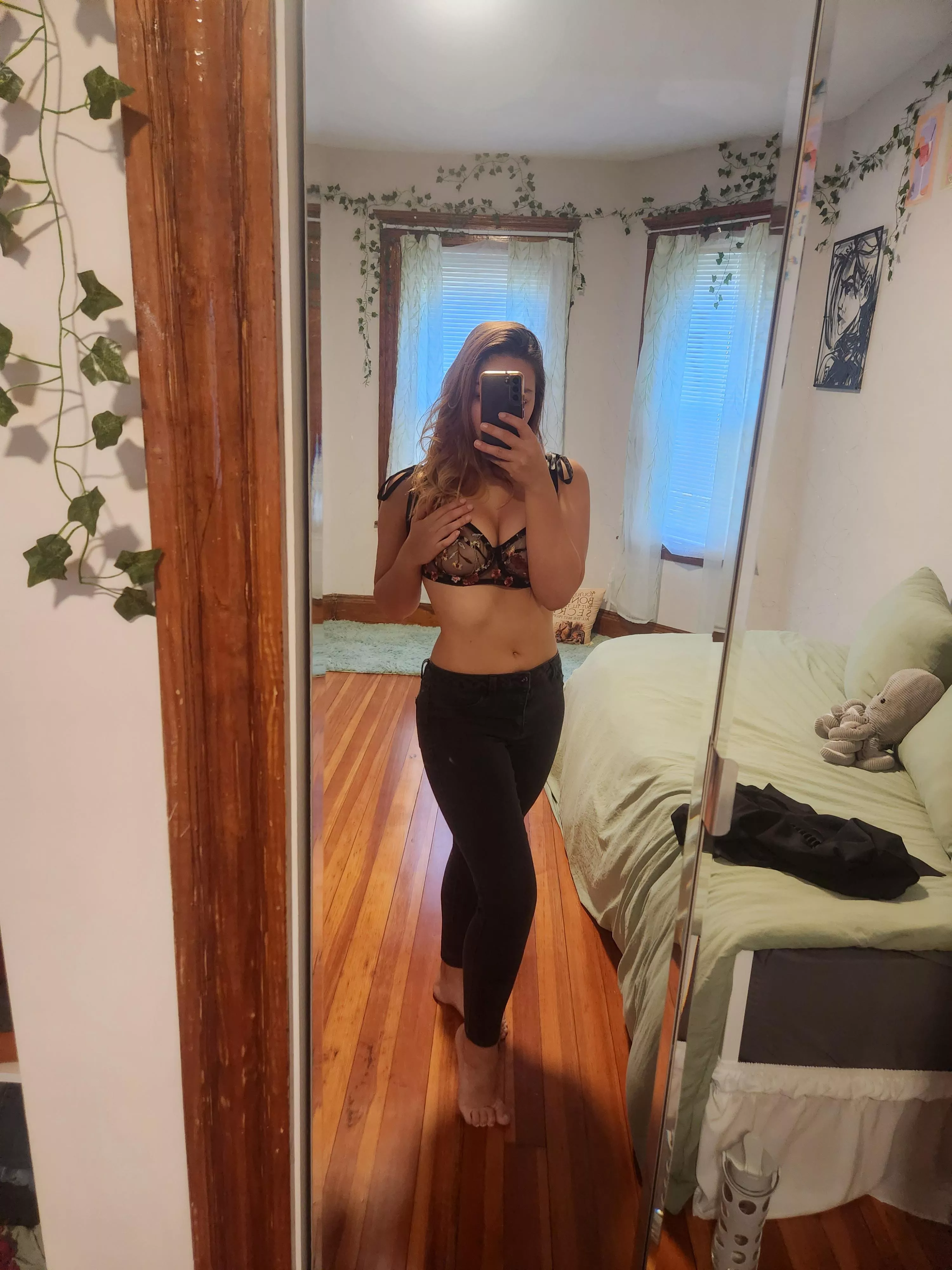 Shirts are too constricting... We should just go without, right... [F]