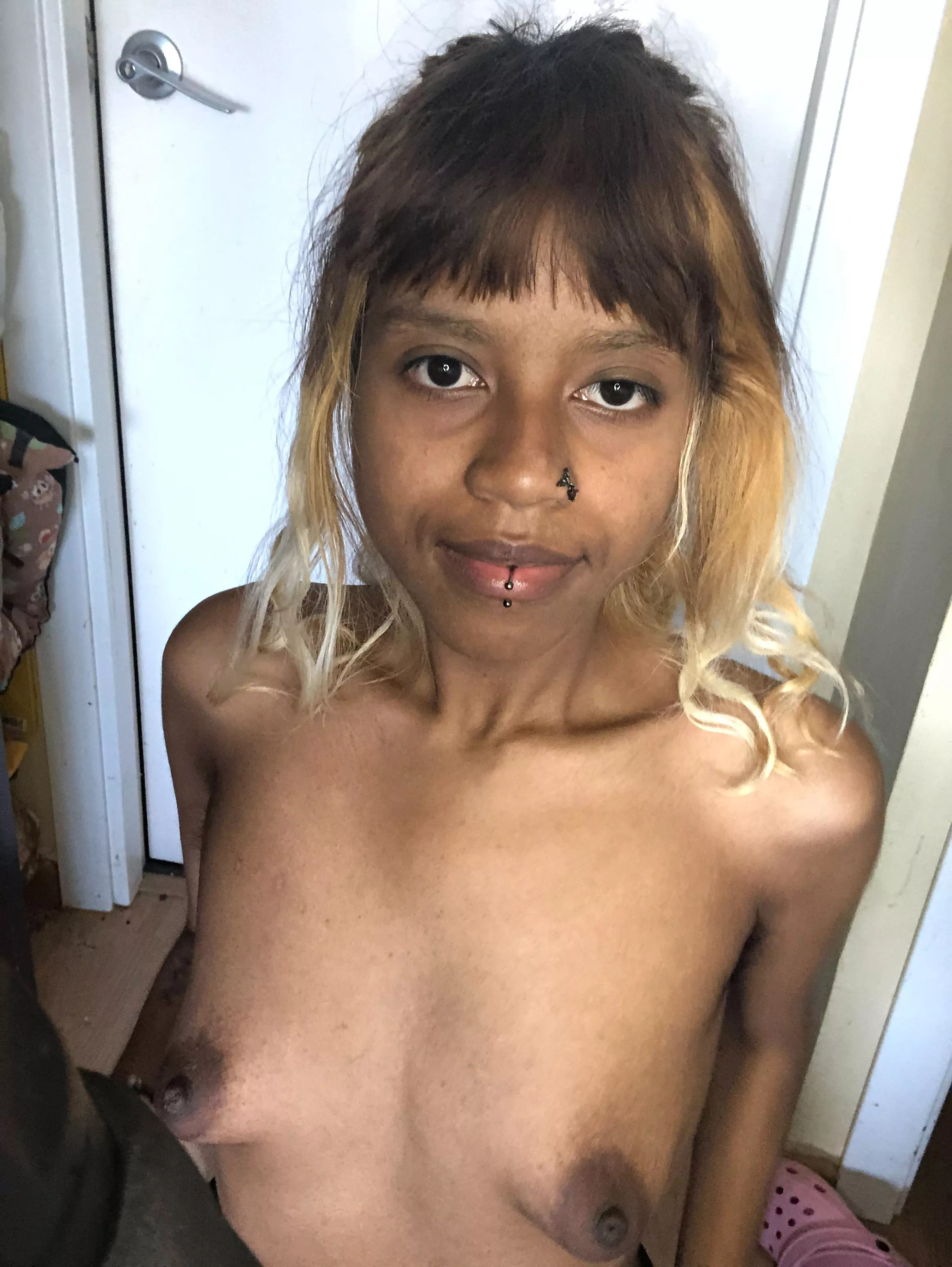 Small tits or big lips