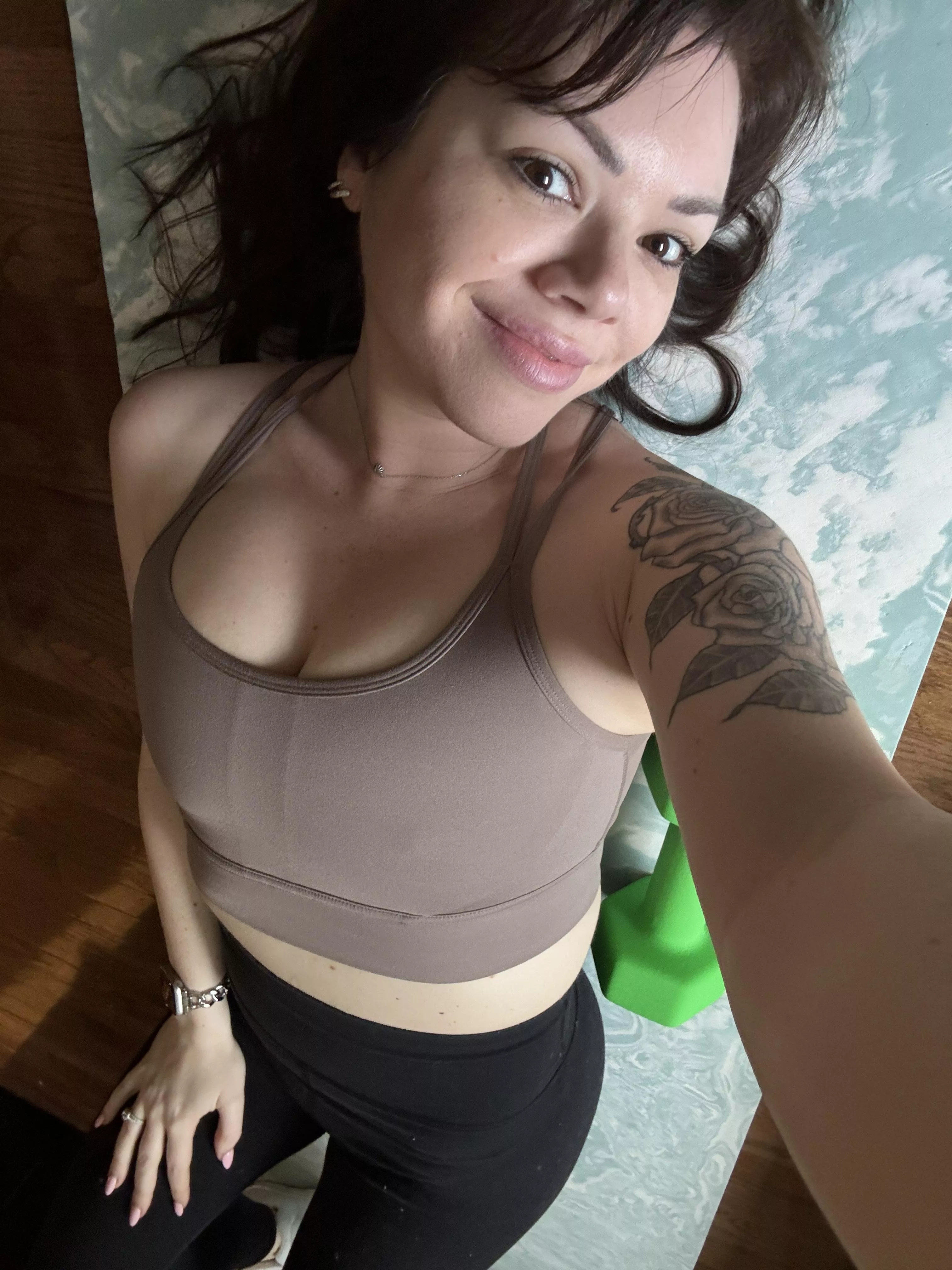 Taking a break between sets!