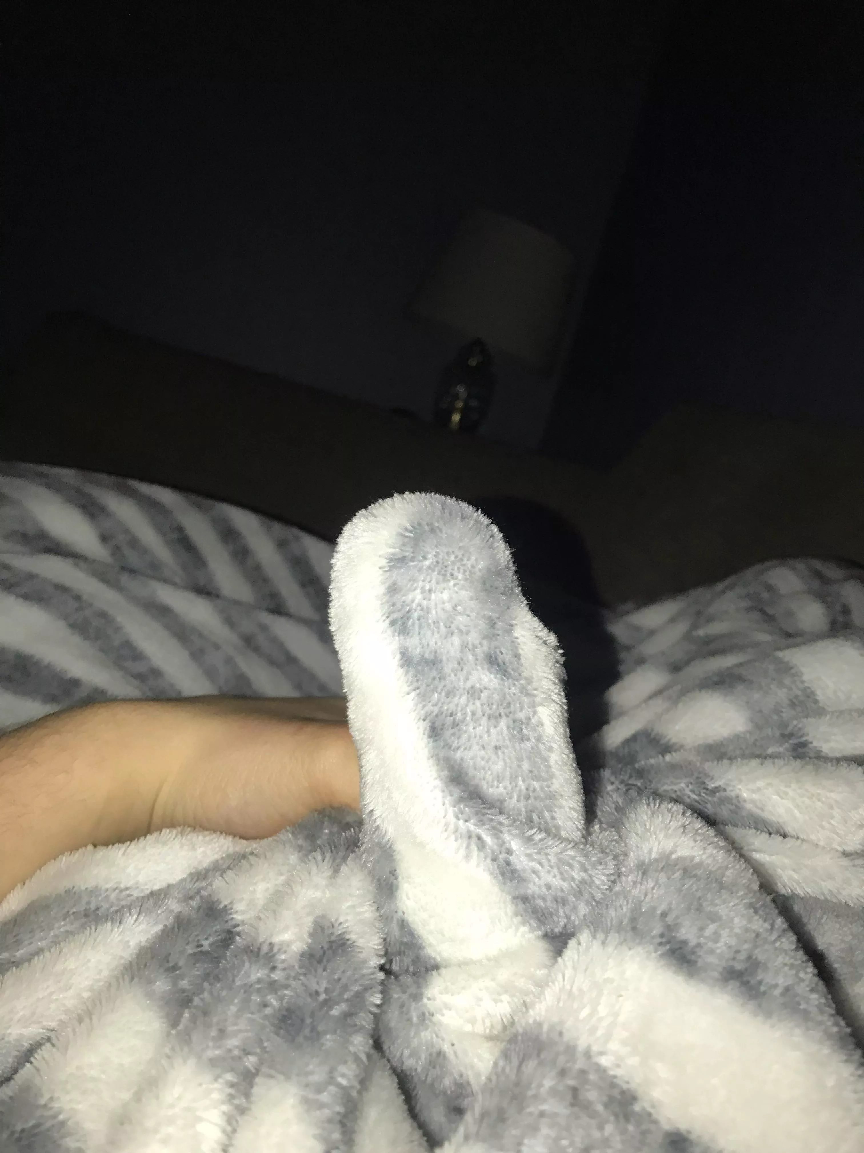 Tell me to take off the blanket