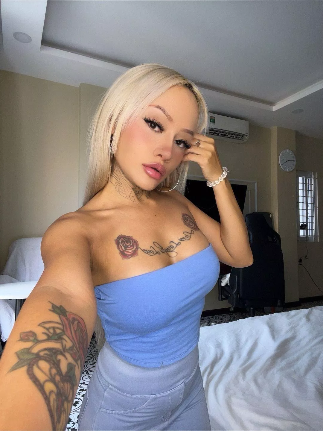 Temptation lies beneath my tattooed chest. Intrigued enough?