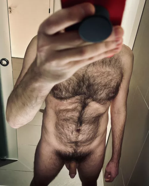 The morning after... with good hotel lighting & a tired penis.