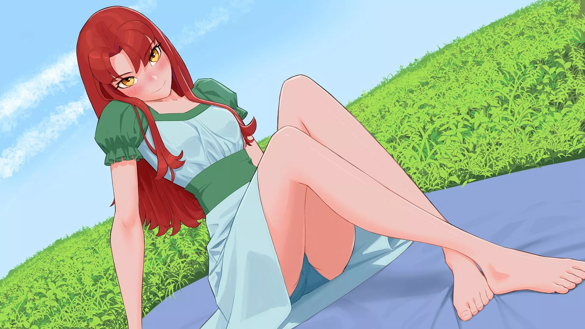 The shy nun doesn't know I'm admiring her panties. (FEYADA) [Knight's Passion]