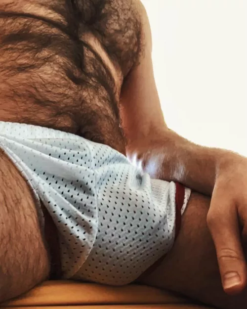 These shorts are working hard...