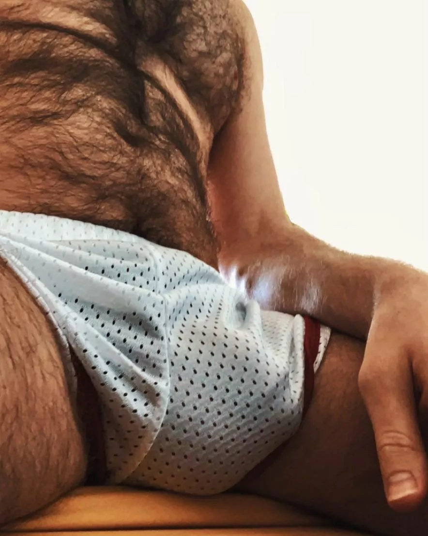 These shorts are working hard...