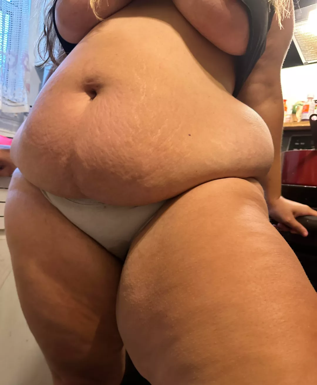 This is what I'm hiding under my dress today