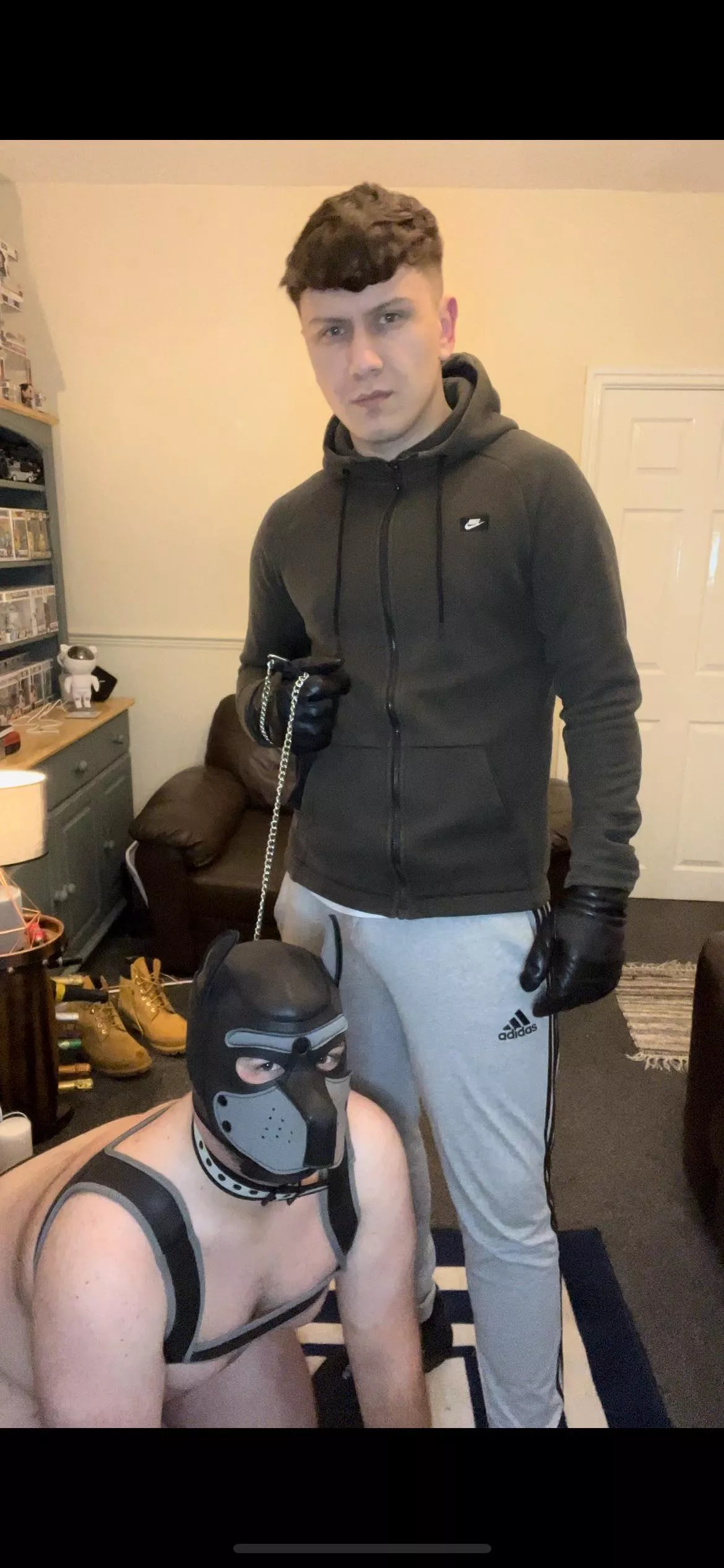 Training him before his boyfriend comes home!