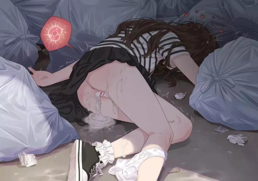 Used left like trash