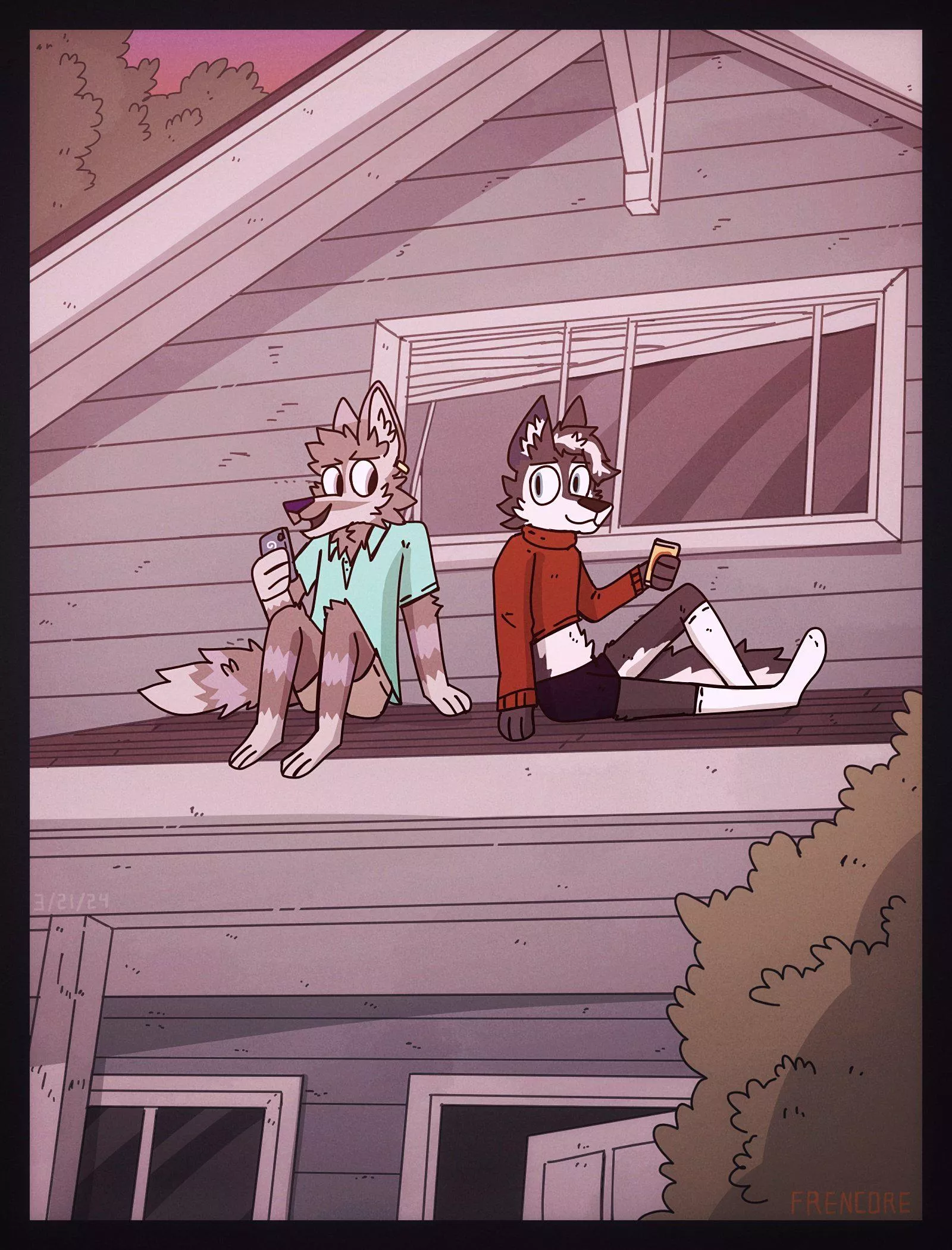 Who Let the Dogs on the Roof?!? [FreneticWolf]