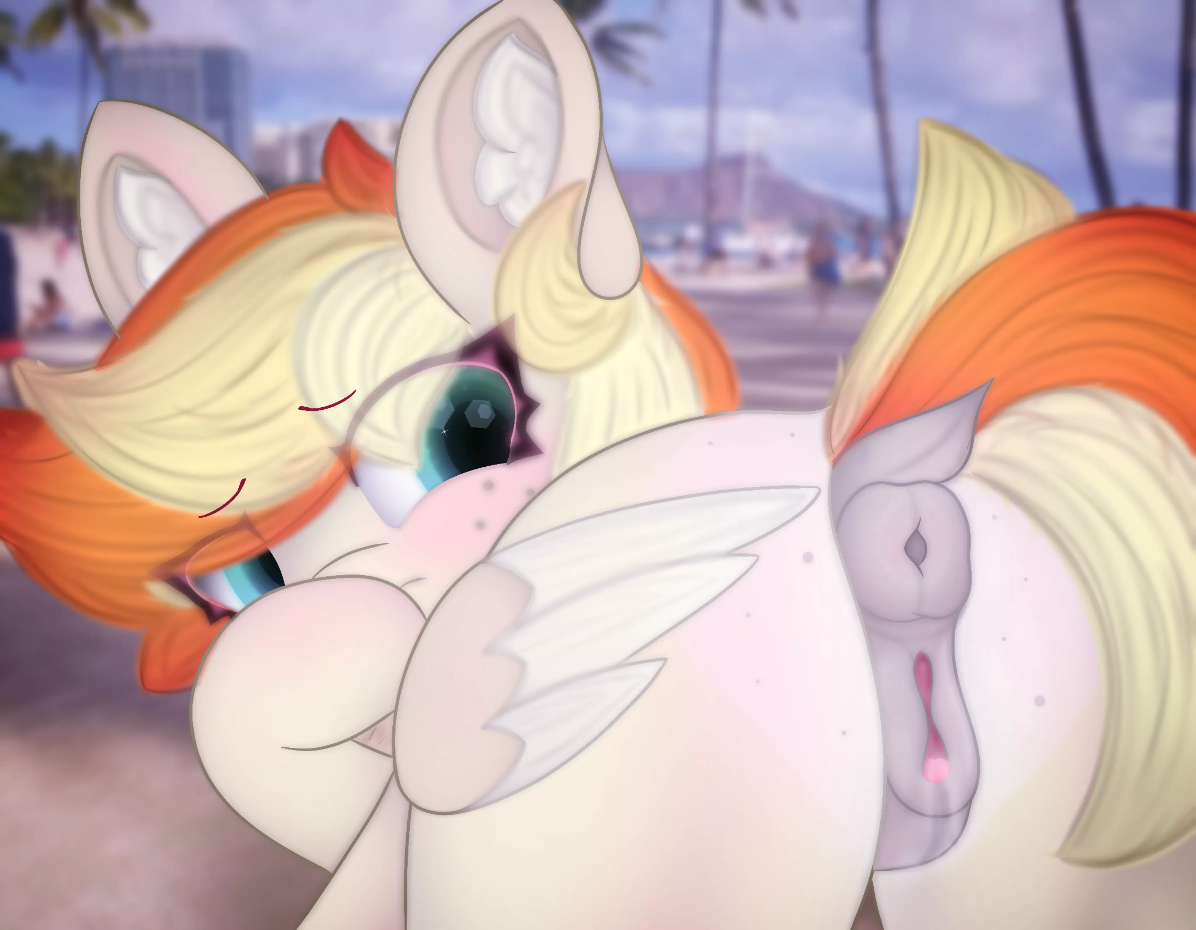 Why does heat always happen at the worst of times...  (art by me.  (´ ᴗ｀✿)