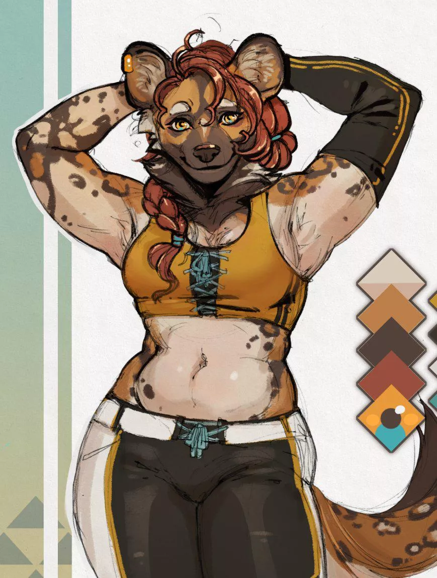 Workout Hyena adopt (art by me)