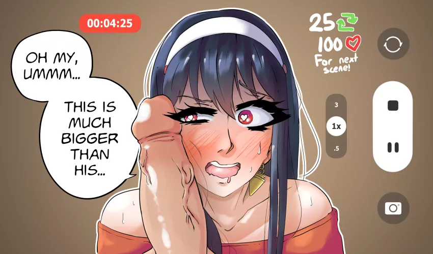 Yor needs only the biggest cocks, sorry Llyod~