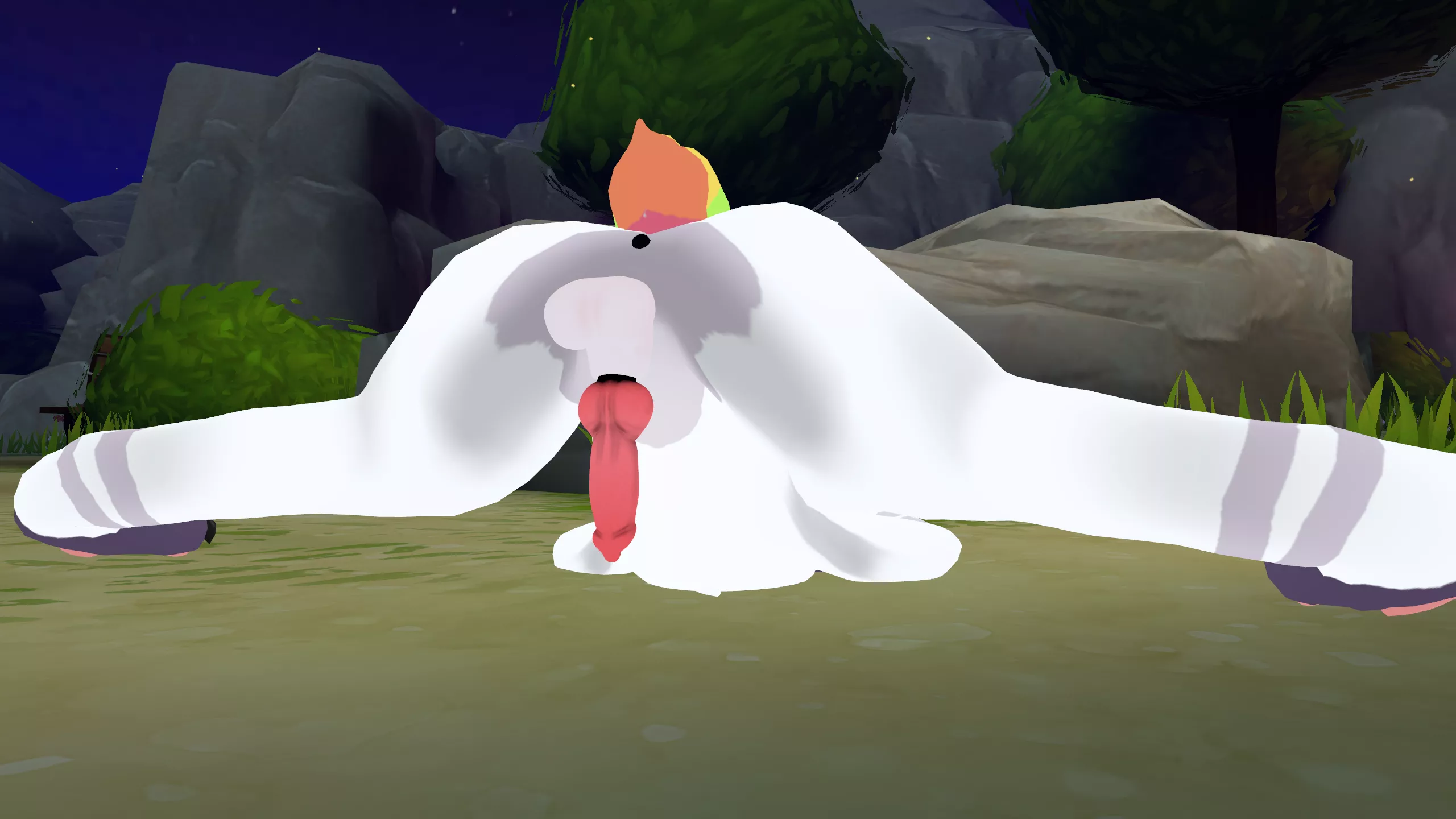 You asked for a back view~ (Rocketpubby)