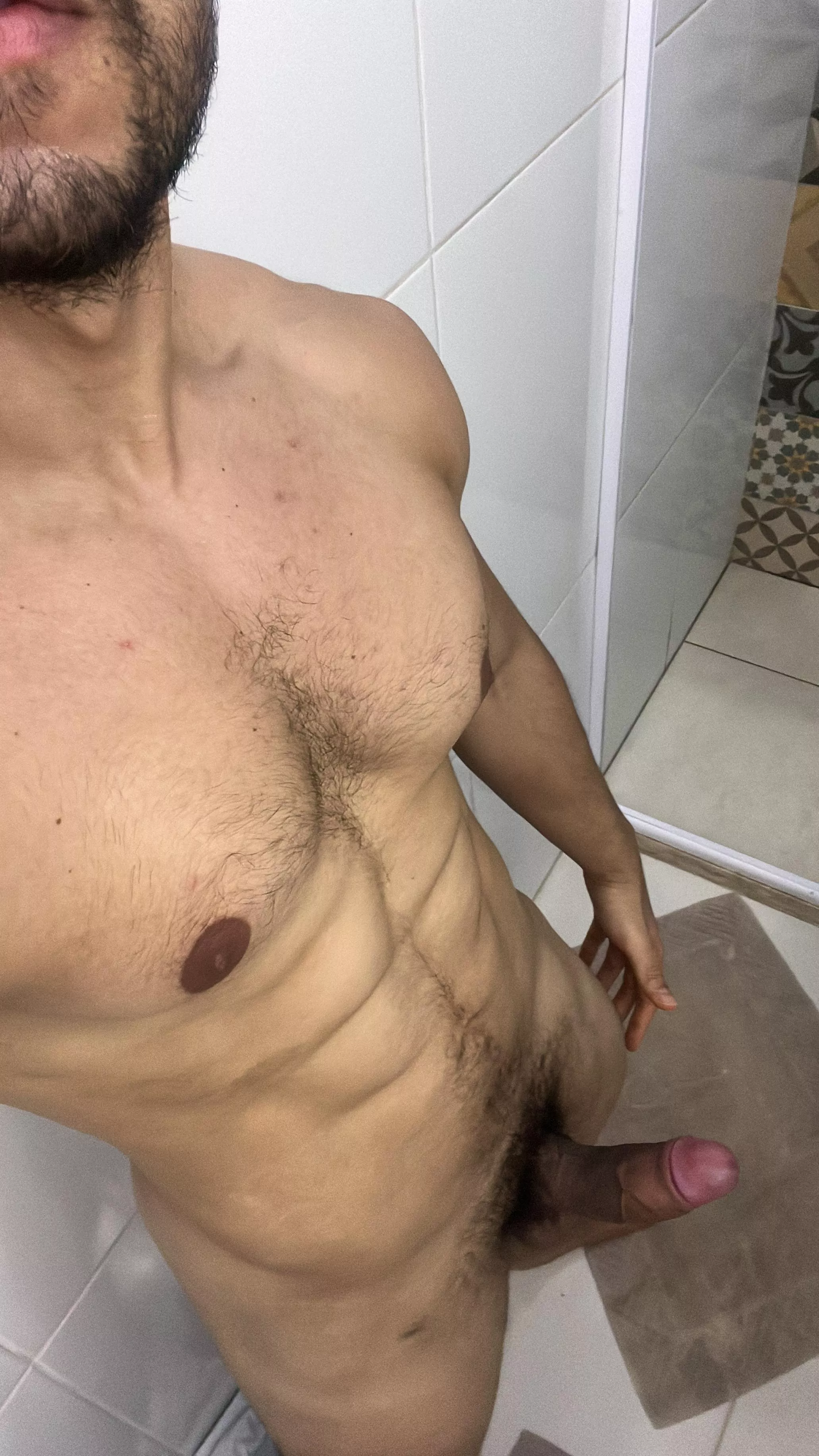 [23] You walk by a shower stall and see this.. What are you doing?