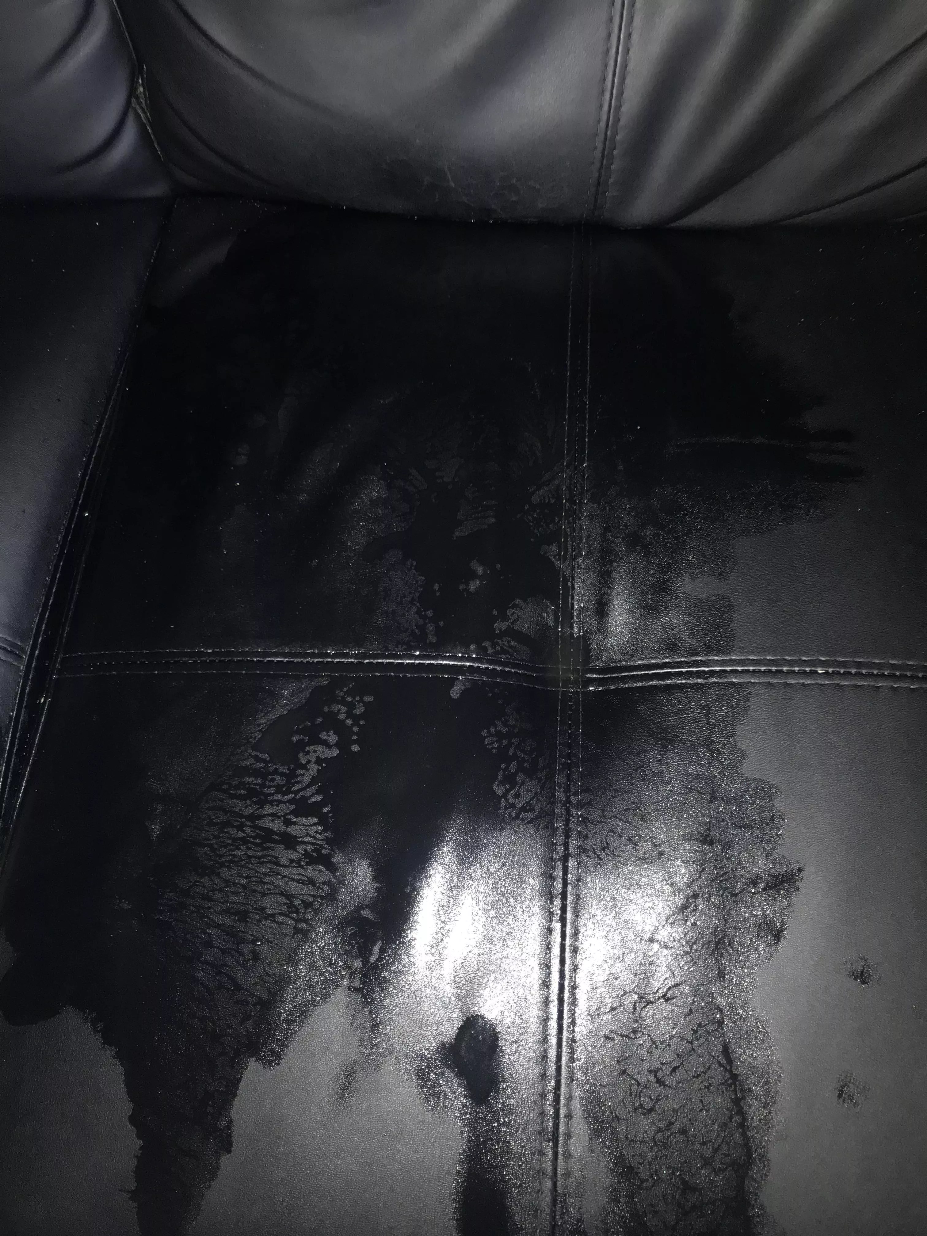 A little leak on my couch 😚