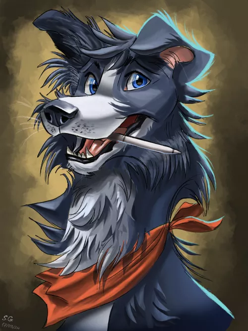 A portrait of my OC! it took me all day (: