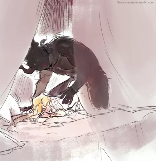 All l would do as fantasy princess, is fuck monsters. For the peace of the kingdom, right?