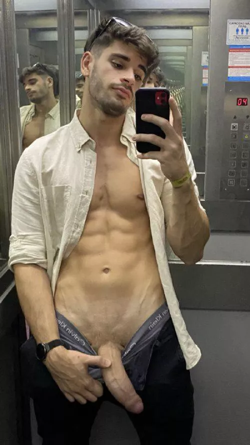 Be honest, would you deepthroat me in the elevator? ;)