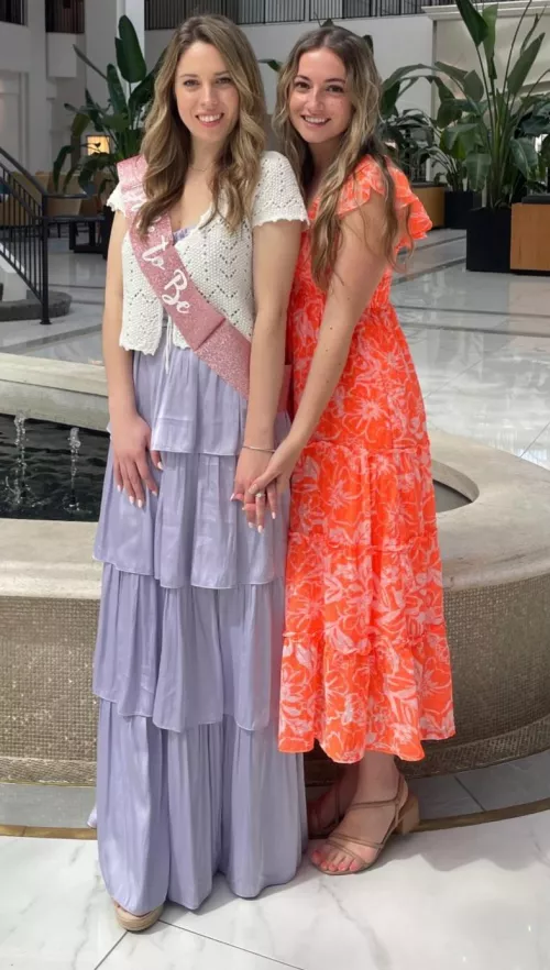 Bride to be or her friend 