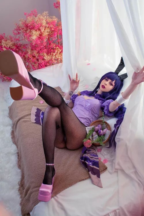 Bunny Girl Raiden Shogun by Slayshaxox