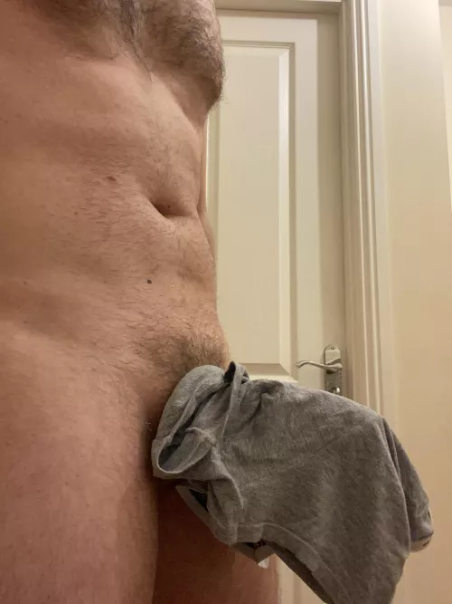 Caught me getting in the shower