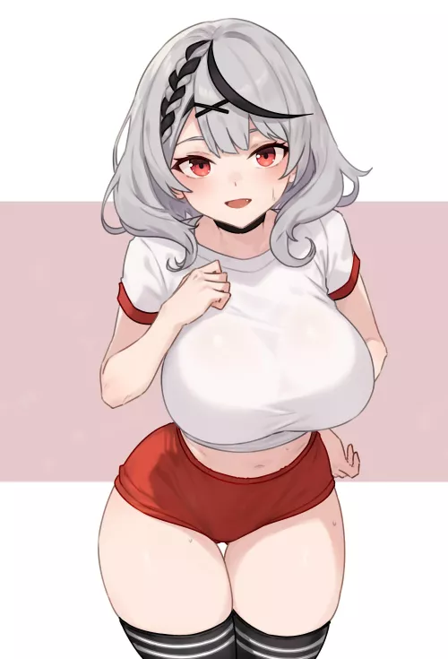 Chloe looking heavy [Hololive]