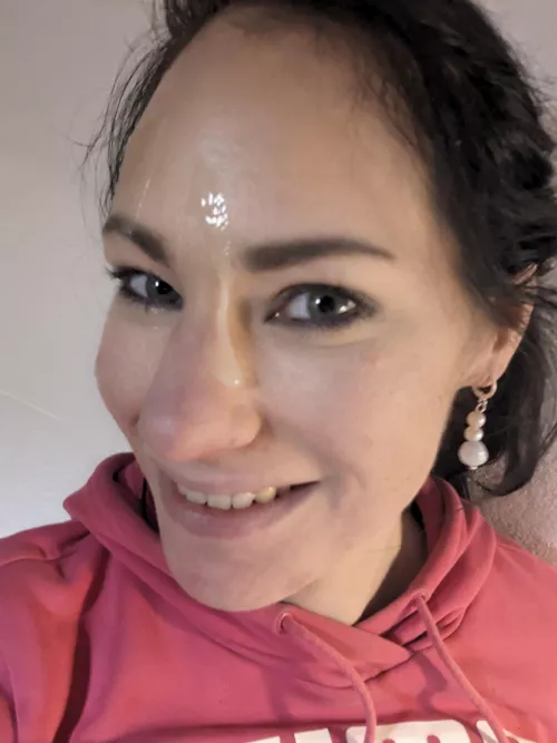 Cum all over my face