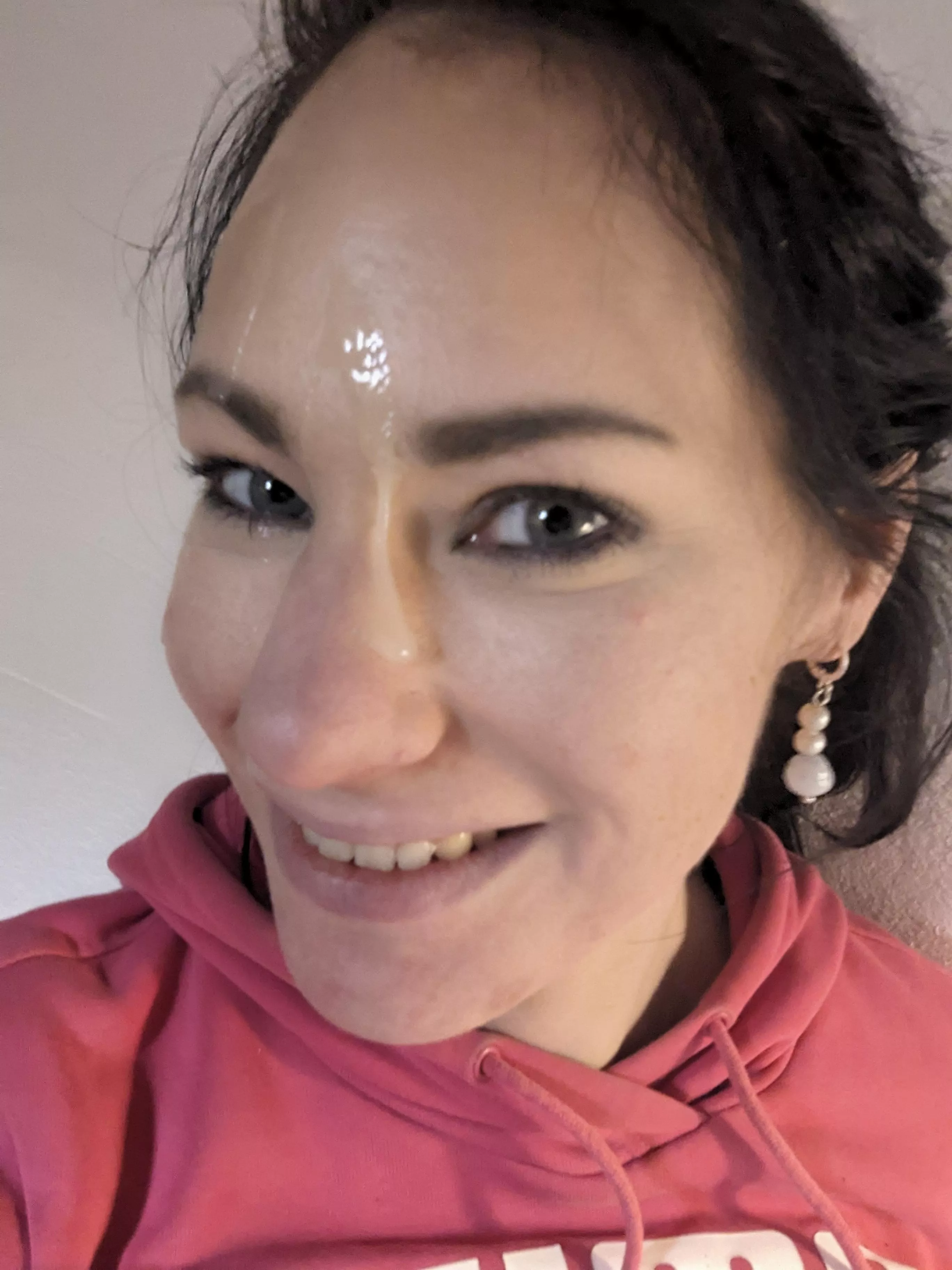 Cum all over my face