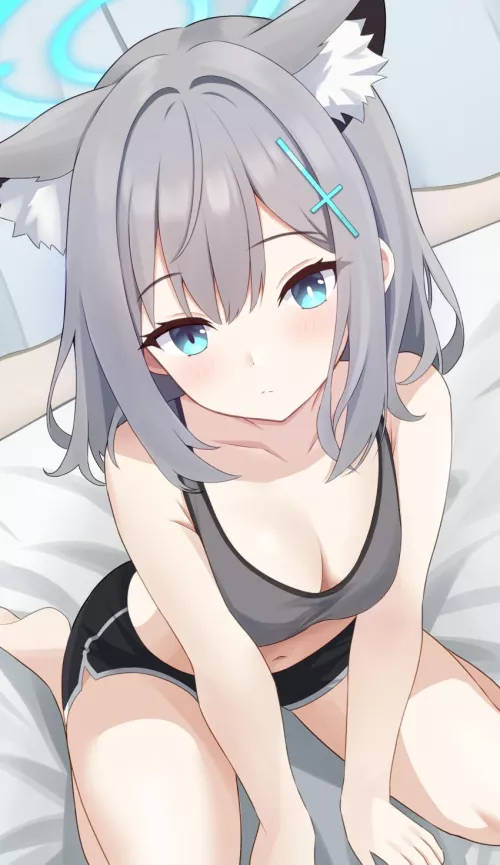 Cute and sexy neko waifu