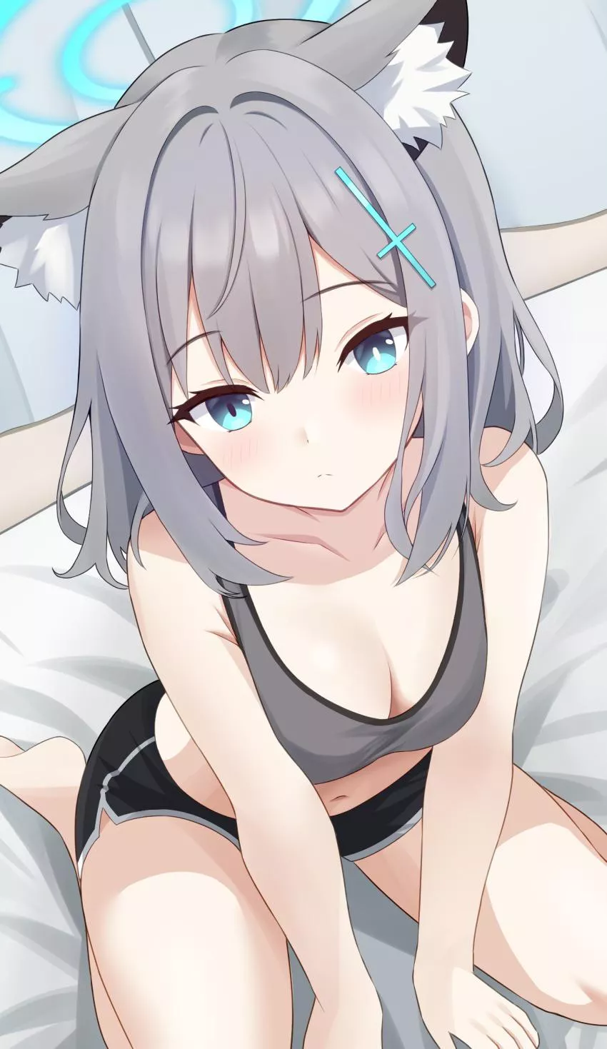 Cute and sexy neko waifu