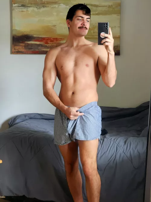 Decided to change it up and try boxers for the day... what do you think?