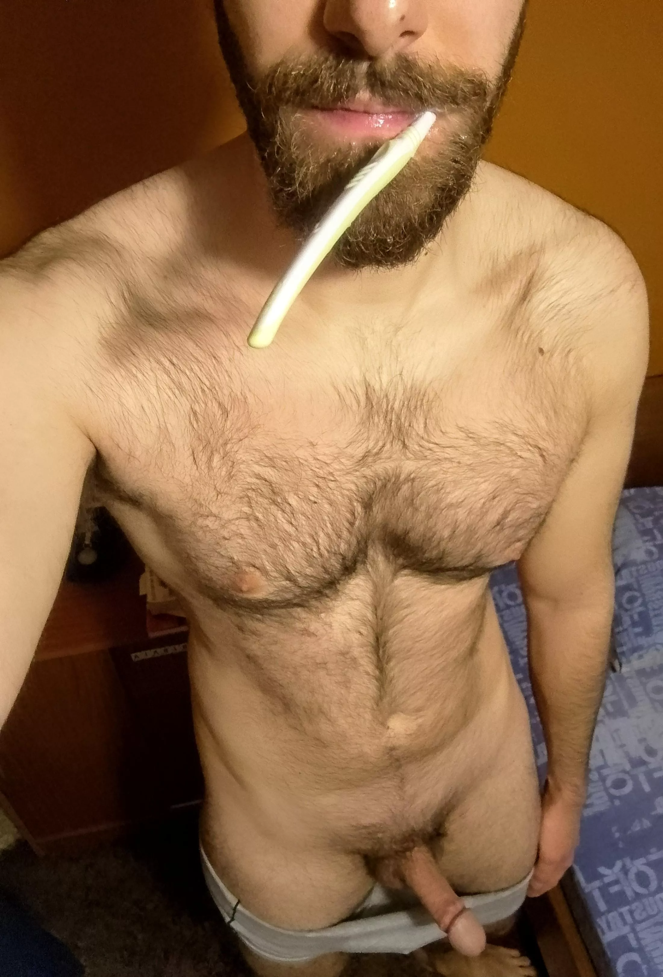 Dental hygiene comes first, unless you do ;)