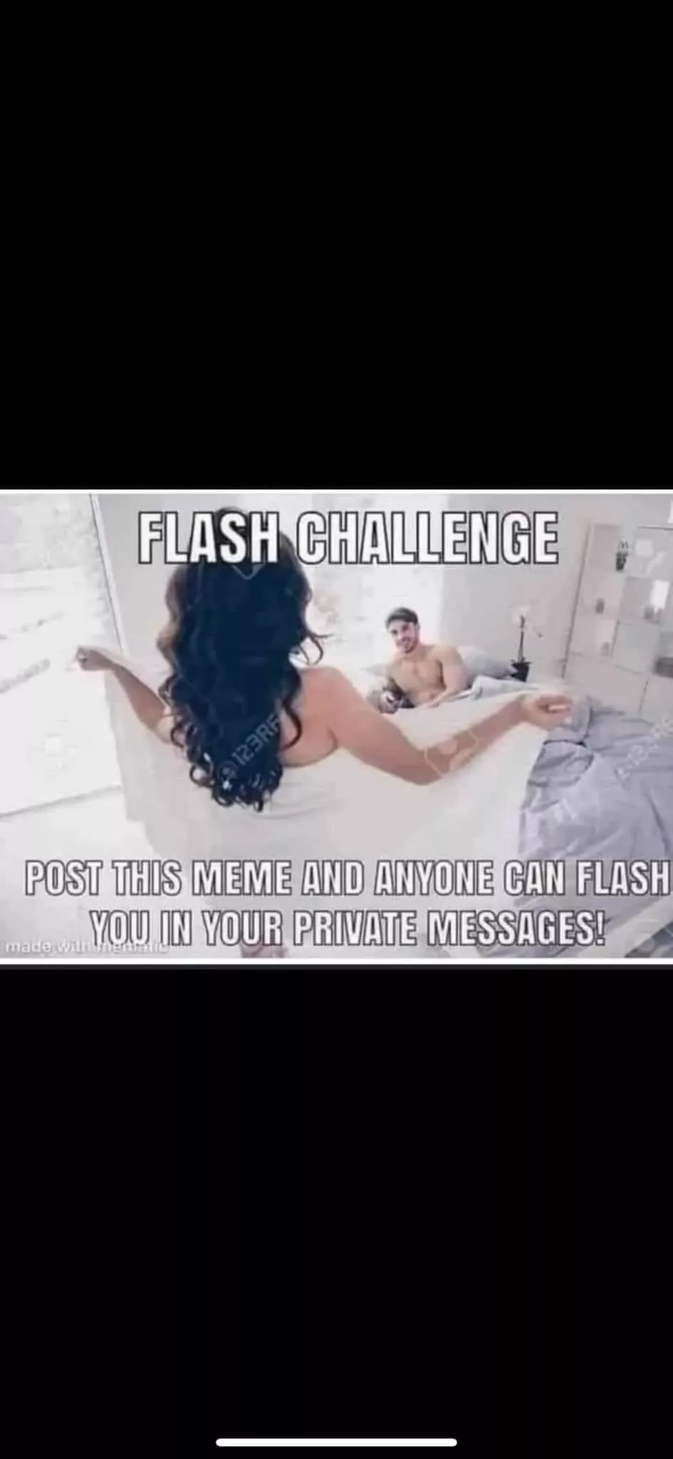 Flash me I dare you