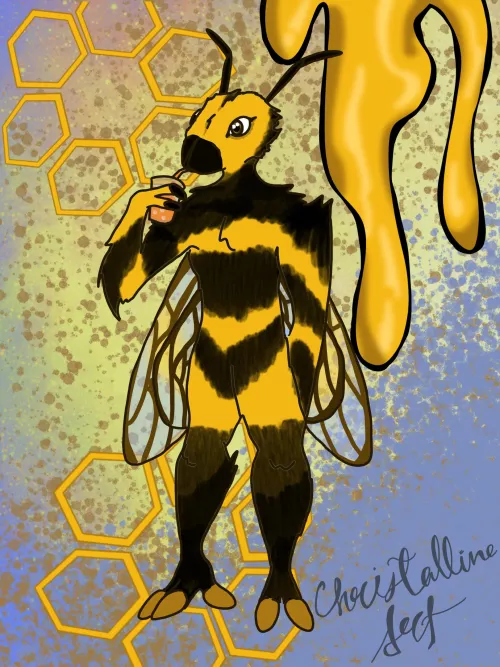 For everyone who wanted to see a bee in my last post, I give you… BeAntony