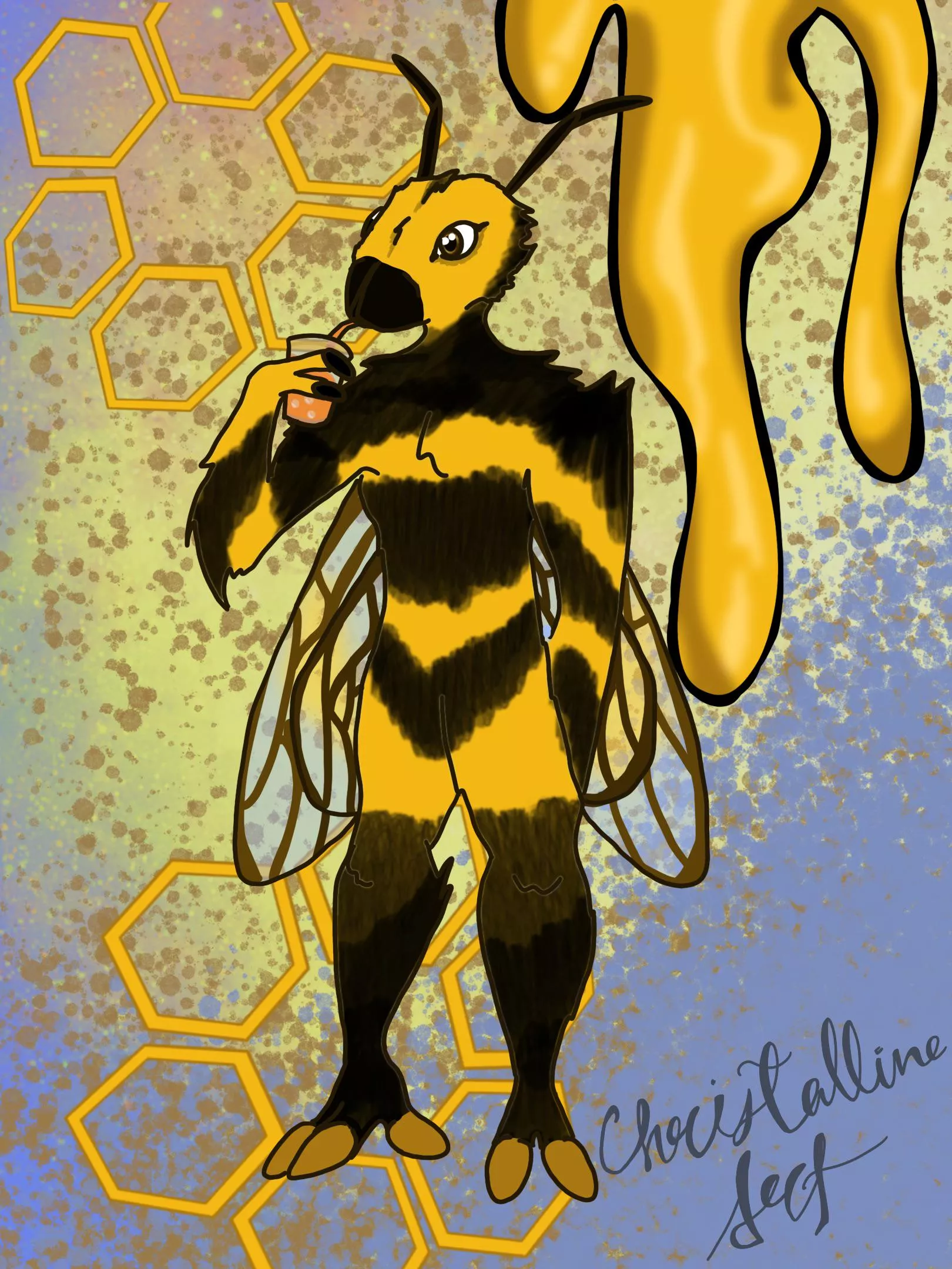 For everyone who wanted to see a bee in my last post, I give you… BeAntony