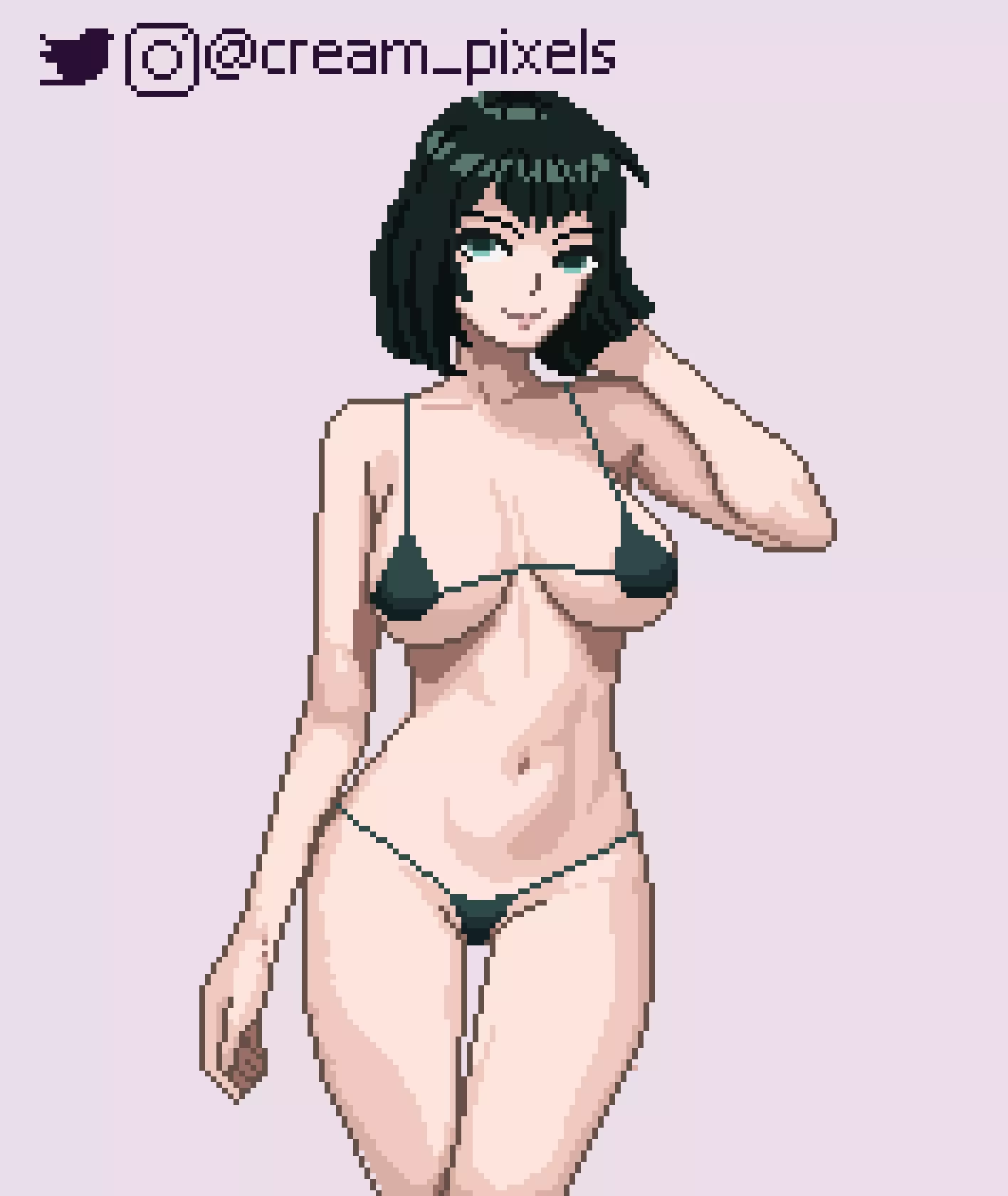 Fubuki in swimsuit