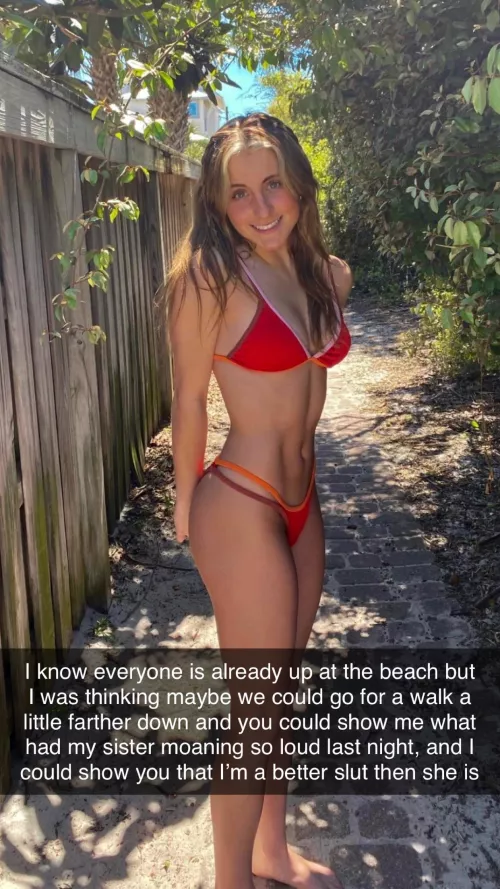 Girlfriends sister wanted a turn