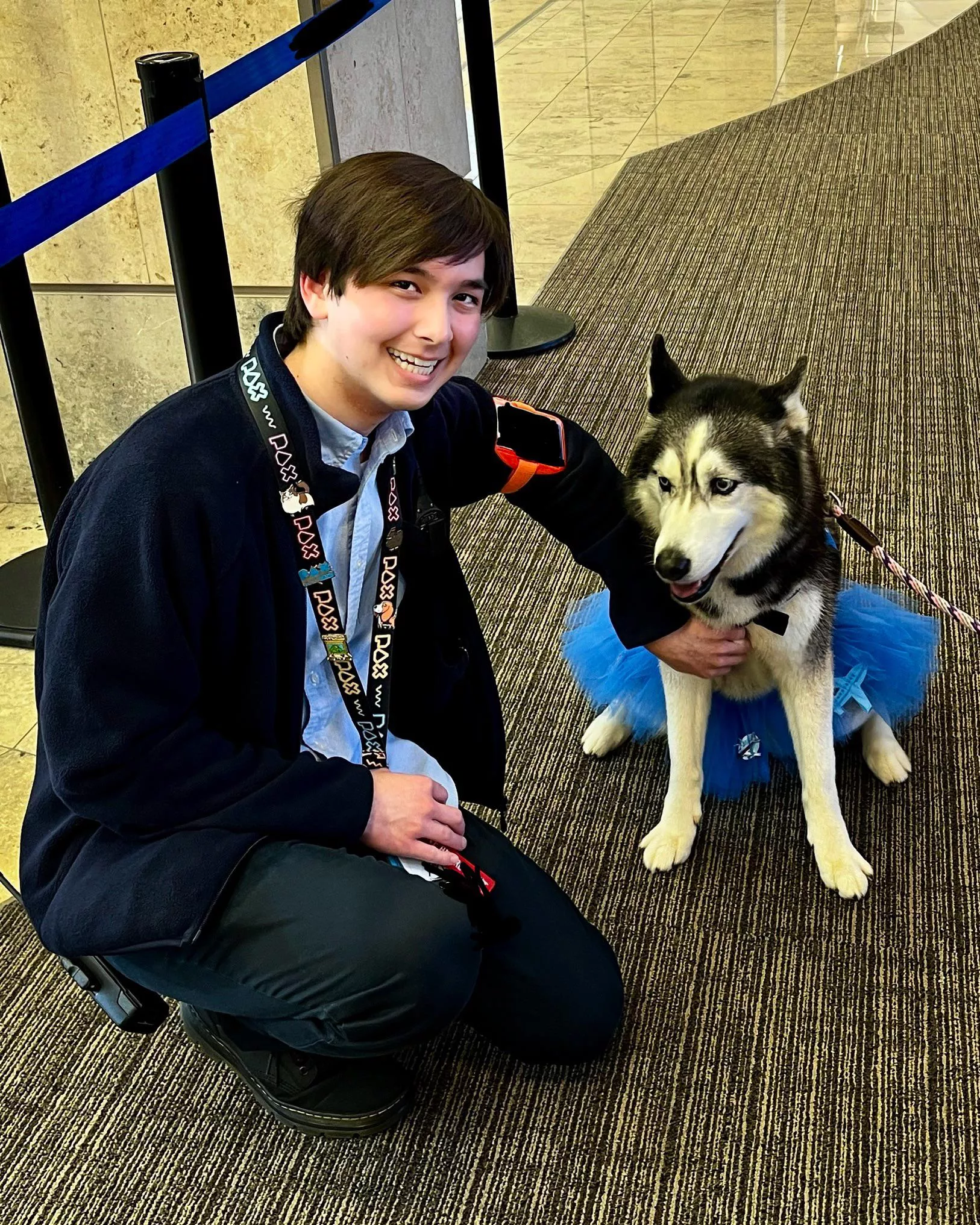 Happy Saturday y’all! Just another cute doggo at work