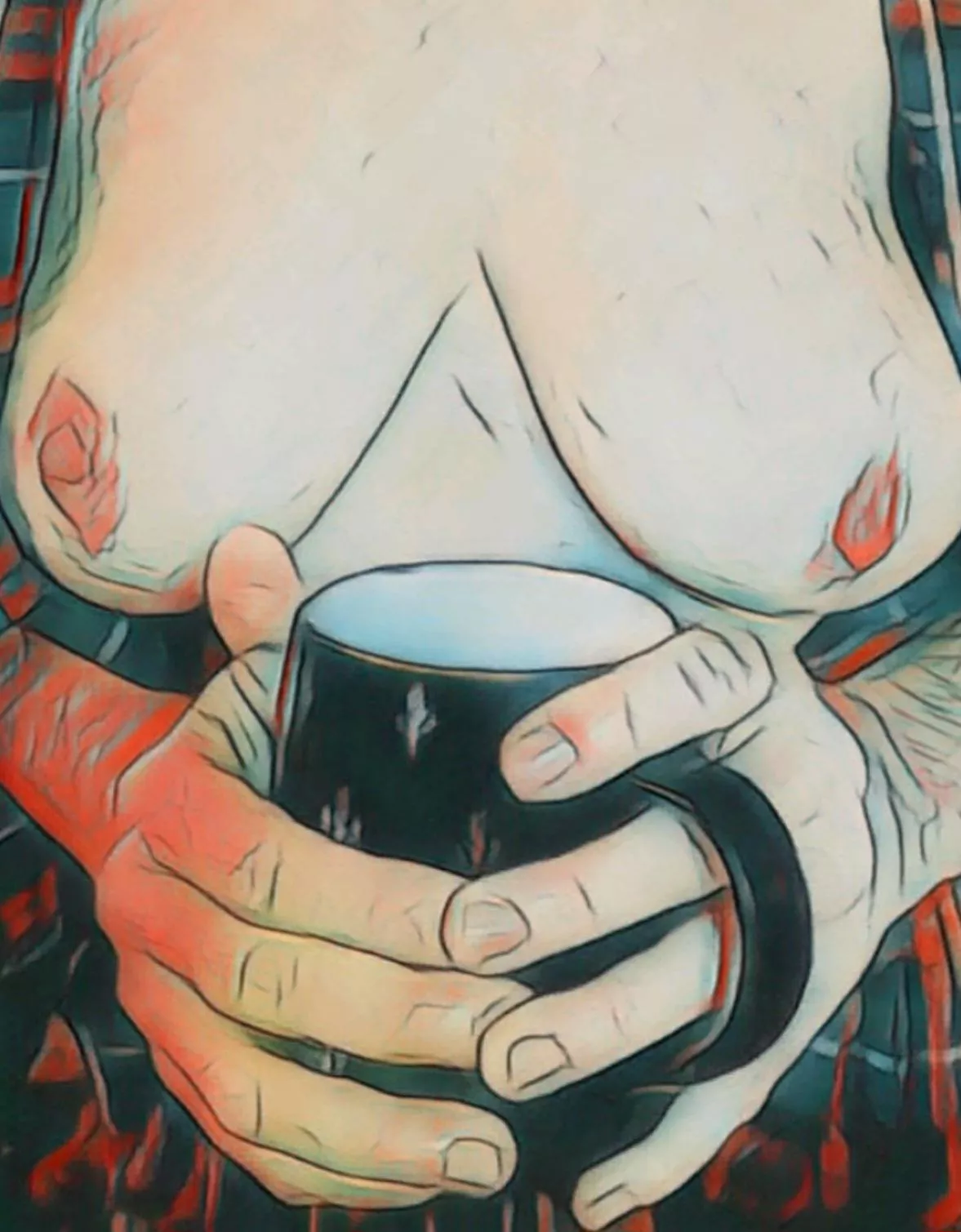 Have an artistic first cup ❤️ 