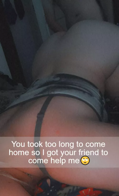 He took too long, what else am I supposed to do 🤷‍♀️