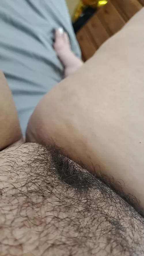 I hope you eat my hairy and inviting pussy