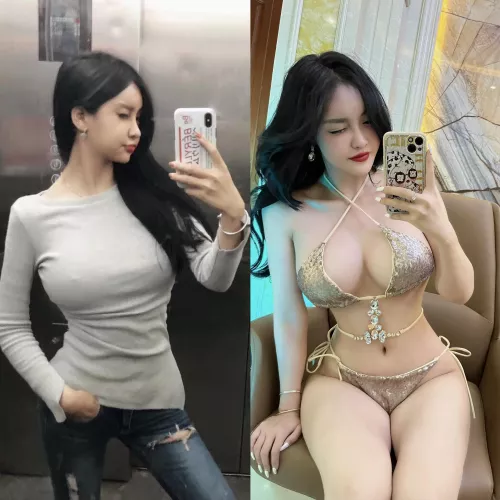 I really wanna thank bimbo mentality for my transformation not only from a normal Asian school girl to a thick bombshell but also from shy and introverted to pride and confident