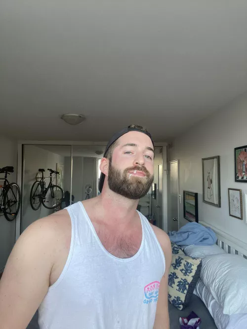 I think he left a little something on my face💦