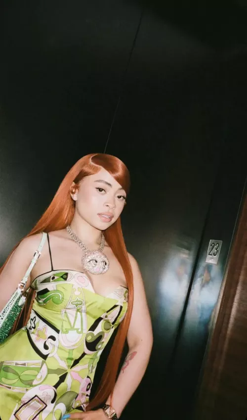 Ice spice via Snapchat story