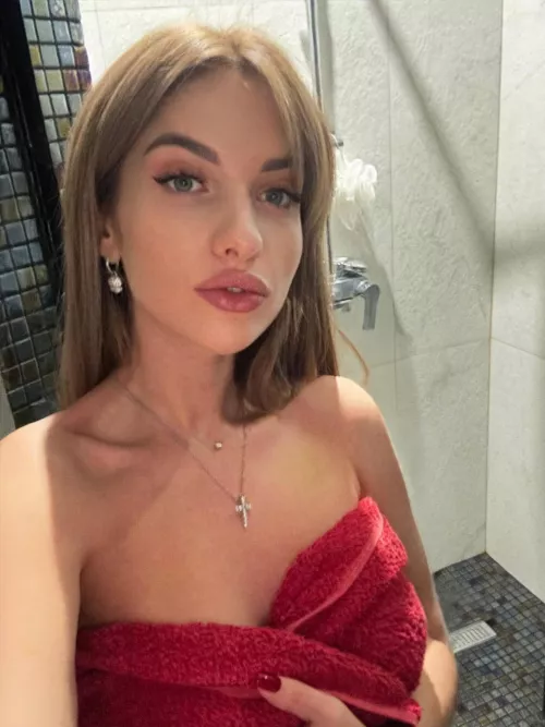 I'll be waiting for you in the shower without a towel