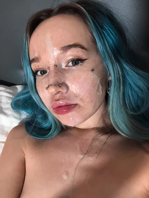 I'm sad when I don't have enough cum on my face