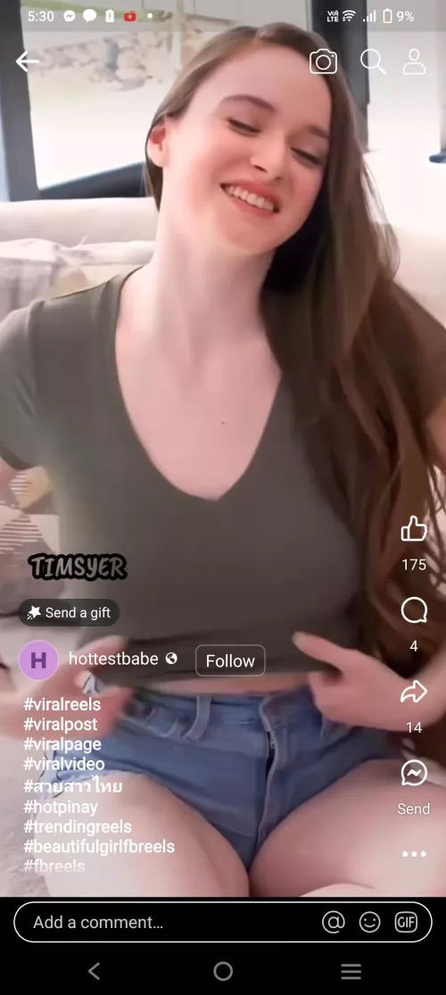 Is anyone knows her name??