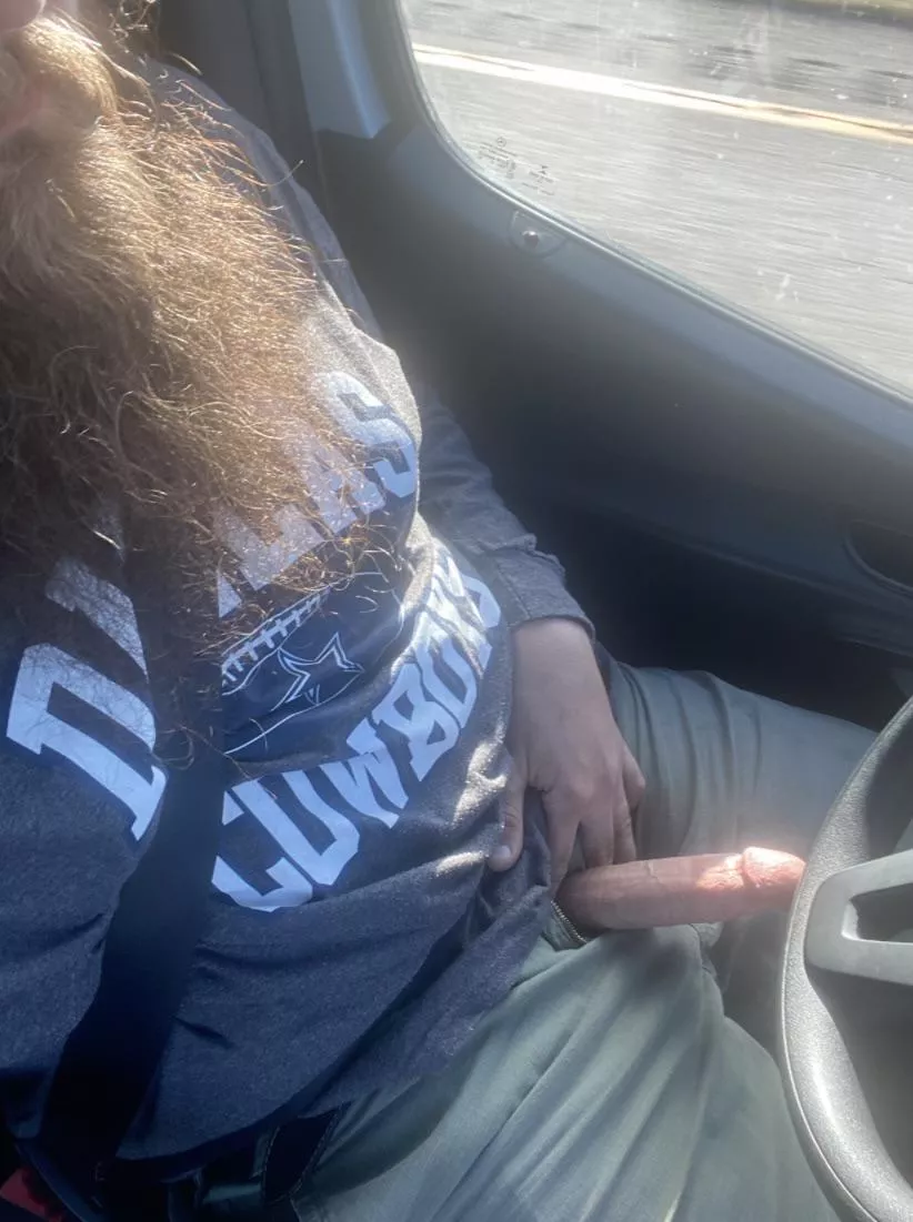 Jerking and driving👀